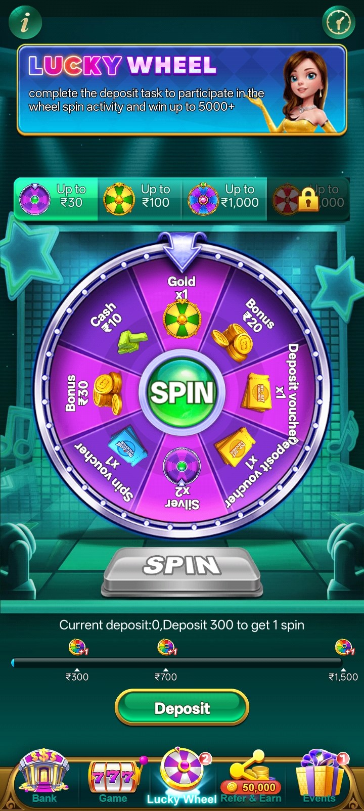 Casual Games inside Club Inr