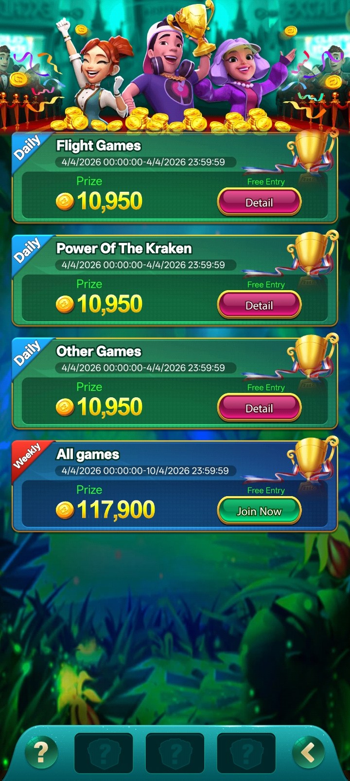 Popular Picks inside Club Inr